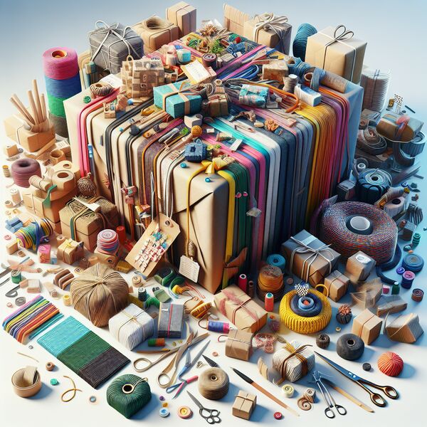 Verpacken von Geschenken mit viel Kreativität  