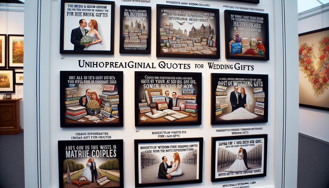 Lebensweisheiten für verheiratete Paare - Ausgefallene Sprüche für Hochzeitsgeschenke