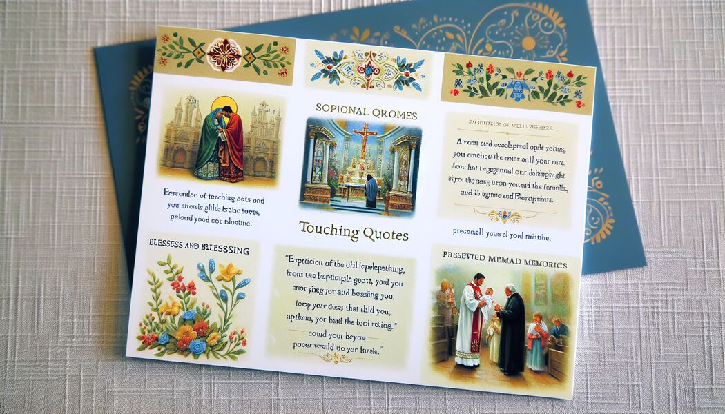 Segenswünsche für die Zukunft - Berührende Sprüche für Taufgeschenkkarten