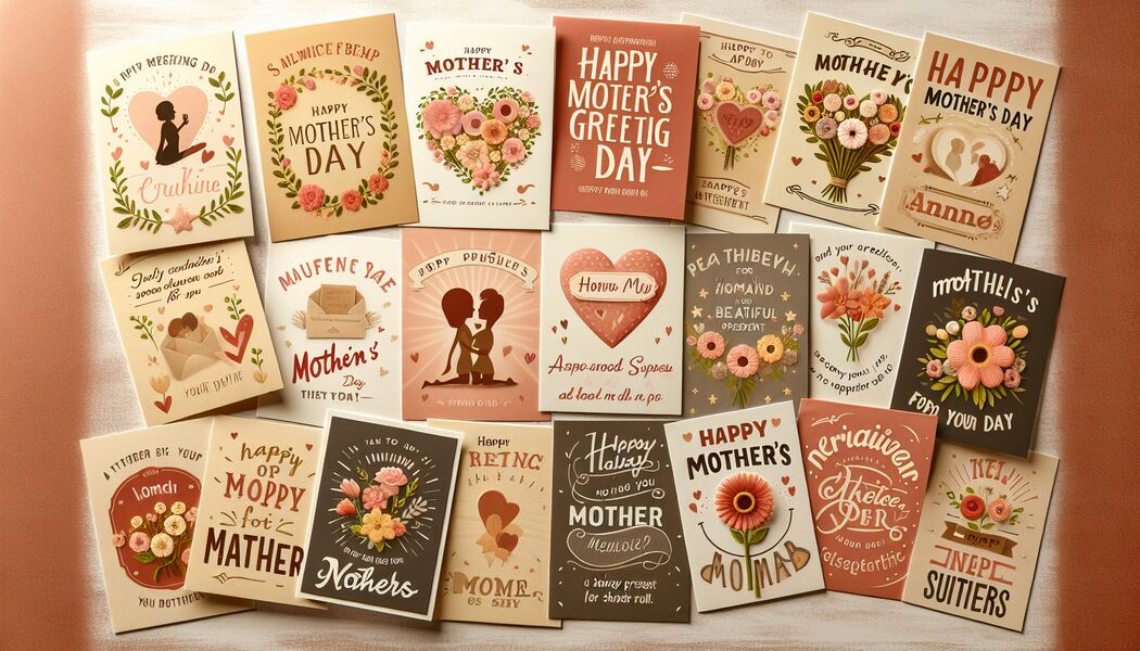 Erinnerungen an gemeinsame schöne Momente - Herzliche Sprüche für Muttertagsgeschenkkarten