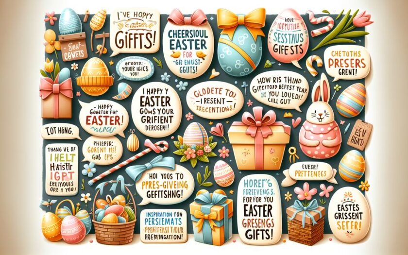 Fröhliche Oster-Geschenke Sprüche