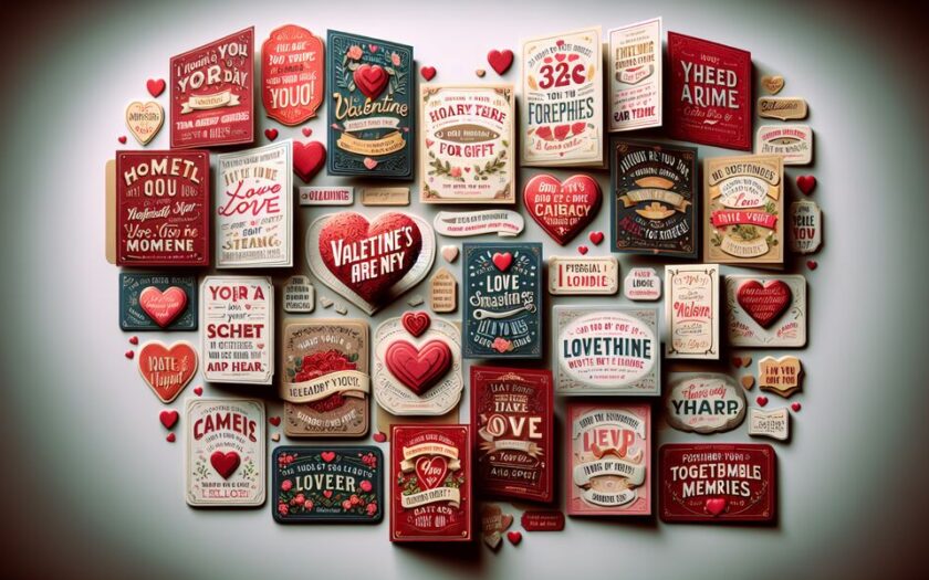 Liebevolle Sprüche für Valentinstagsgeschenkkarten