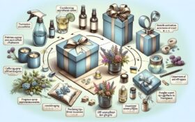 Verpacken von Geschenken mit Duftstoffen